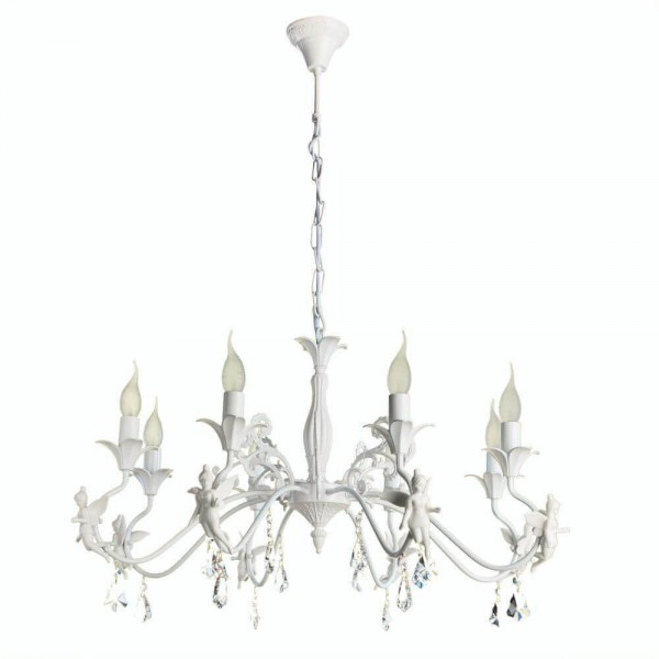 Подвесная люстра Arte Lamp Angelina A5349LM-8WH — Дзинь ля-ля