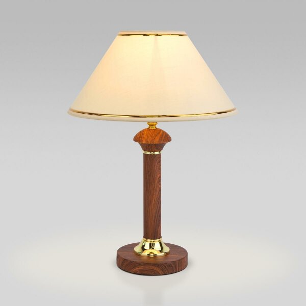 Настольная лампа Eurosvet Lorenzo 60019/1 орех — Дзинь ля-ля